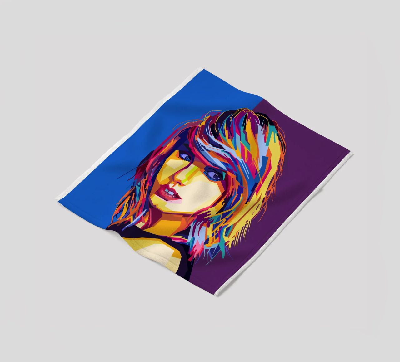 Taylor Swift Popart WPAP coperta in pile da KP Artwork