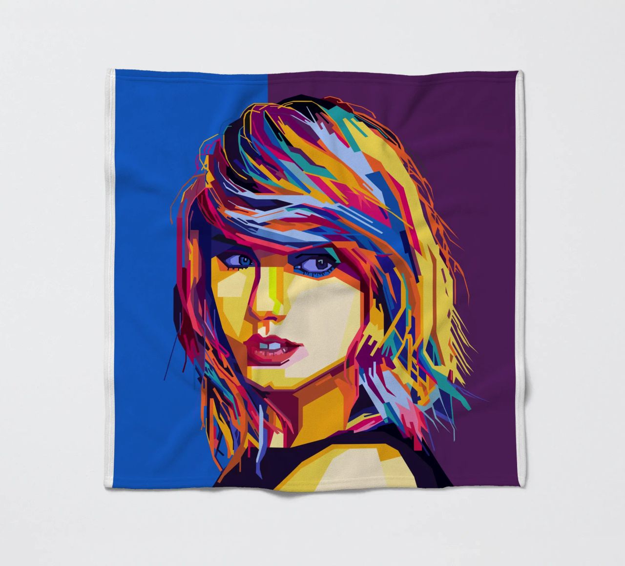 Taylor Swift Popart WPAP coperta in pile da KP Artwork