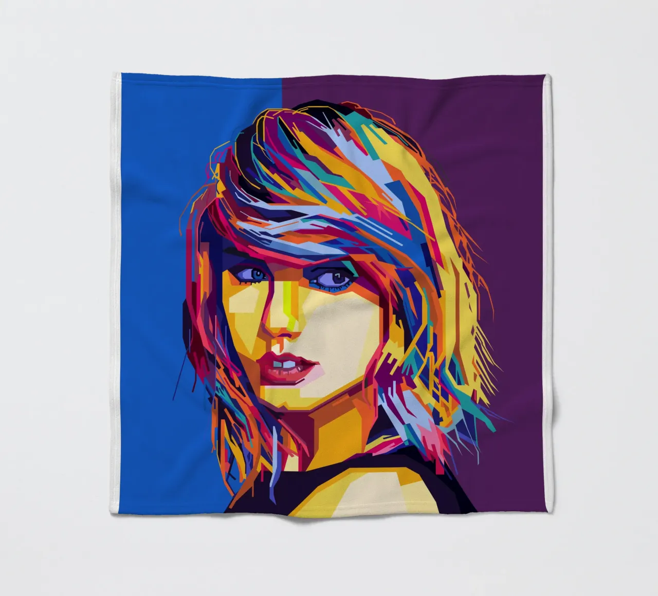 Taylor Swift Popart WPAP manta de franela de KP Artwork