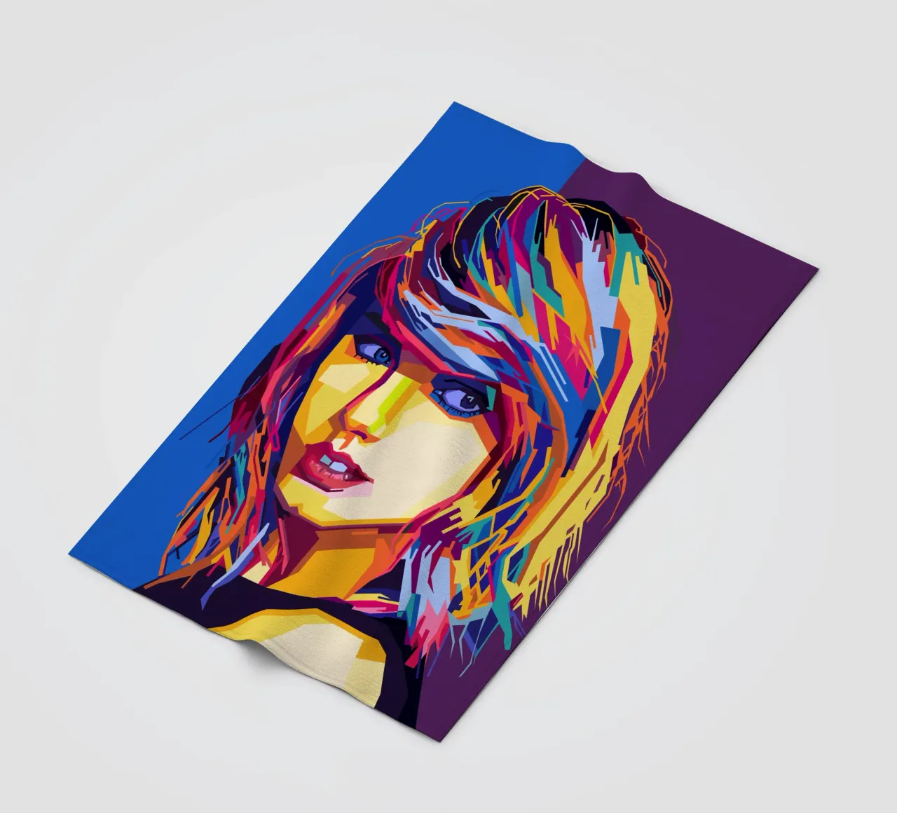 Taylor Swift Popart WPAP manta de franela de KP Artwork