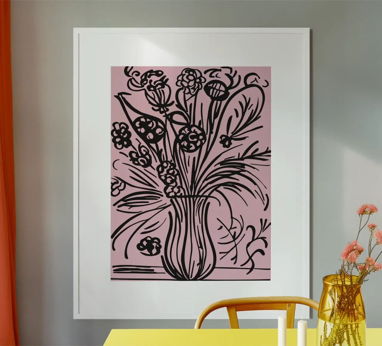 Flowers poster da Artsy Bessy