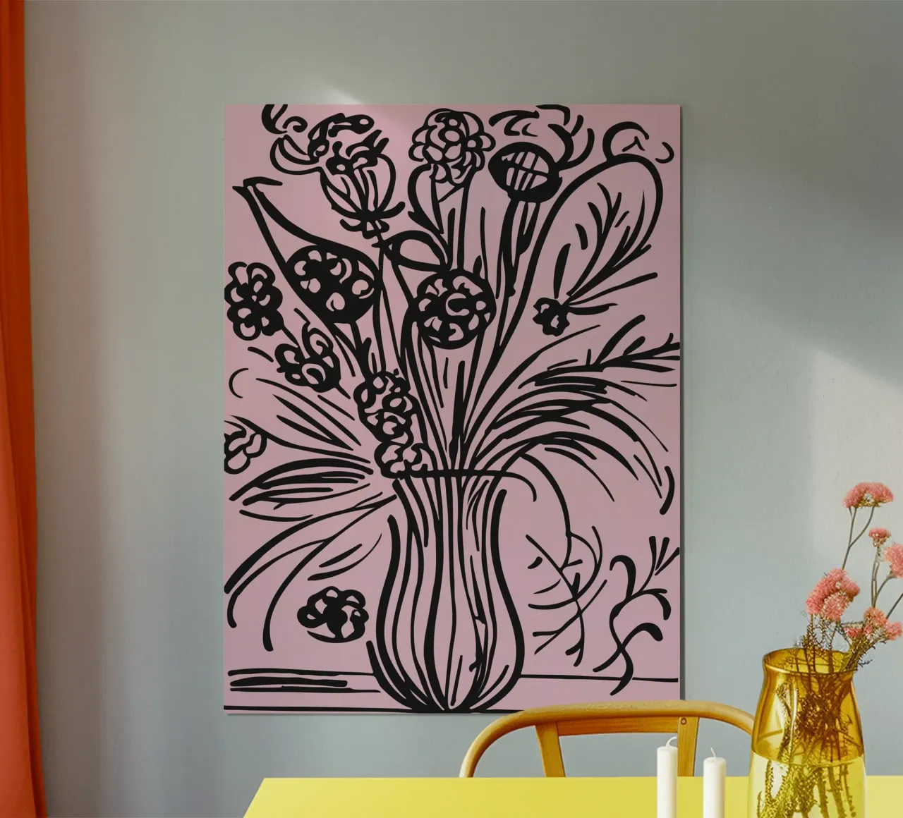 Flowers poster da Artsy Bessy