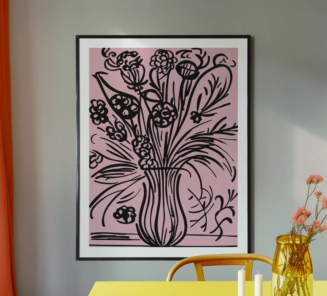 Flowers poster da Artsy Bessy