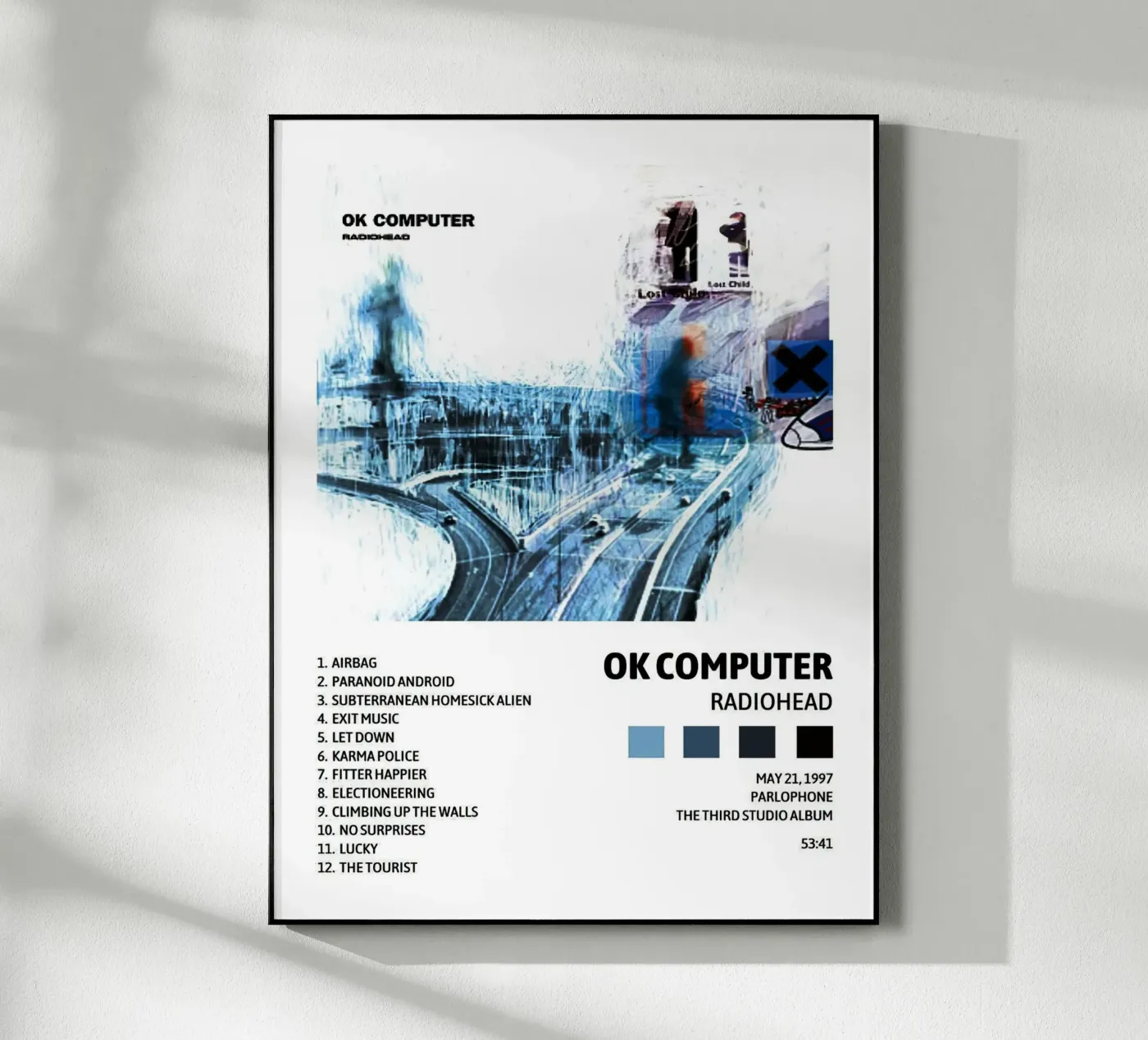 Radiohead Ok Computer plexiglas de Brook Soul King