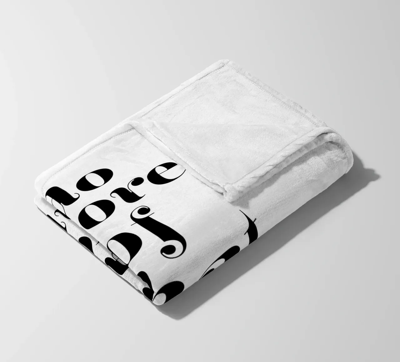 do more of what makes you happy fleece blanket by The True Type