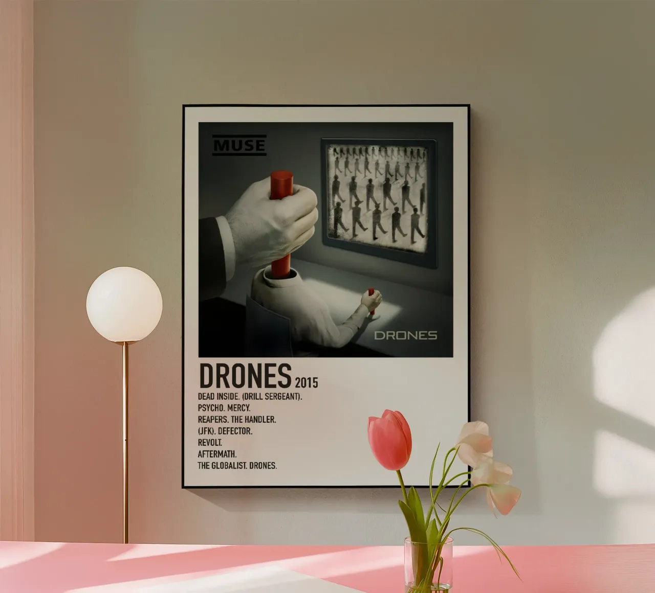 Muse Drones Acryl-Glas von Brook Soul King