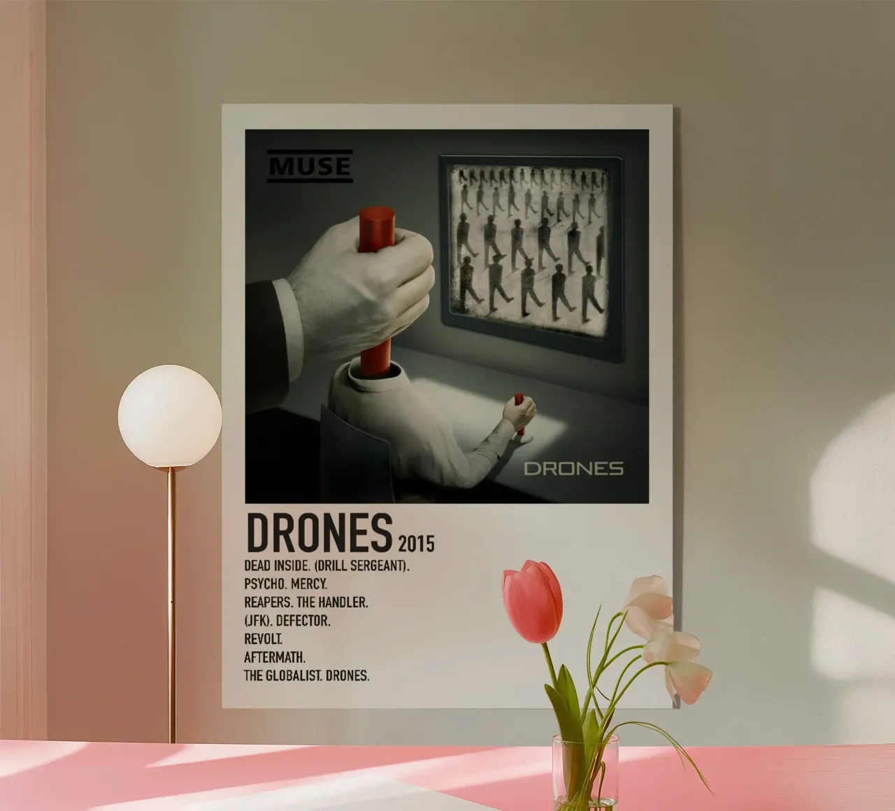 Muse Drones Acryl-Glas von Brook Soul King