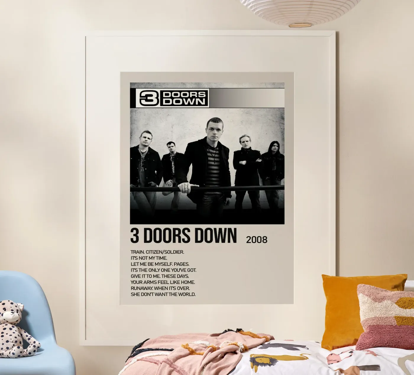 3 Doors Down Tracklists poster da Brook Soul King