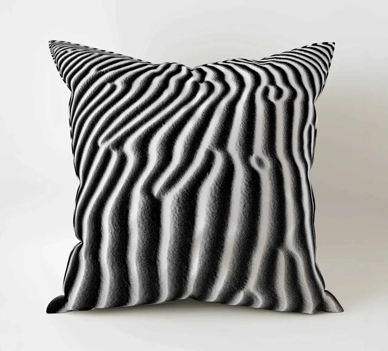 Abstract pattern of sand cuscino da photolovers