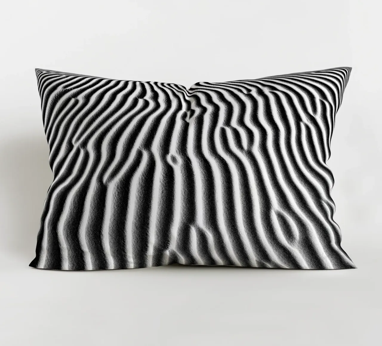 Abstract pattern of sand cuscino da photolovers