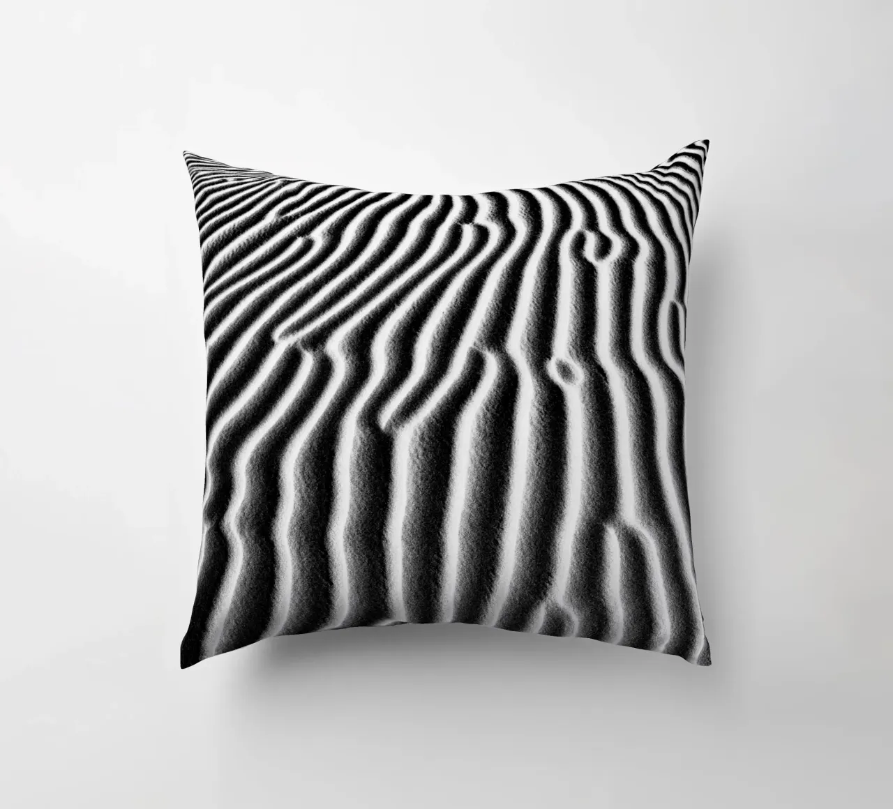 Abstract pattern of sand cuscino da photolovers