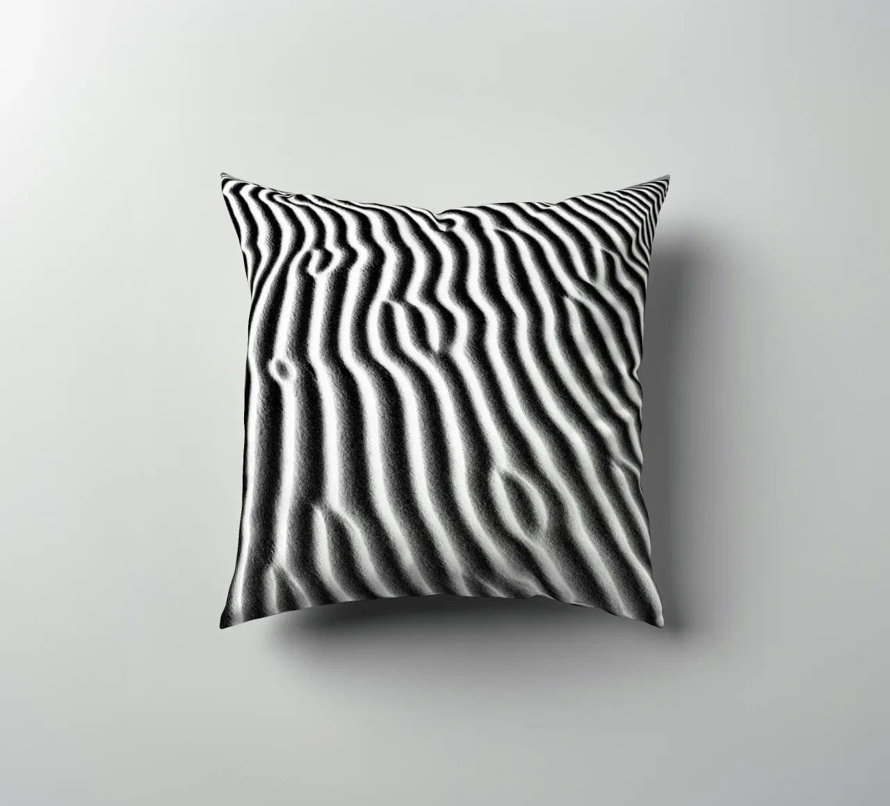 Abstract pattern of sand cuscino da photolovers