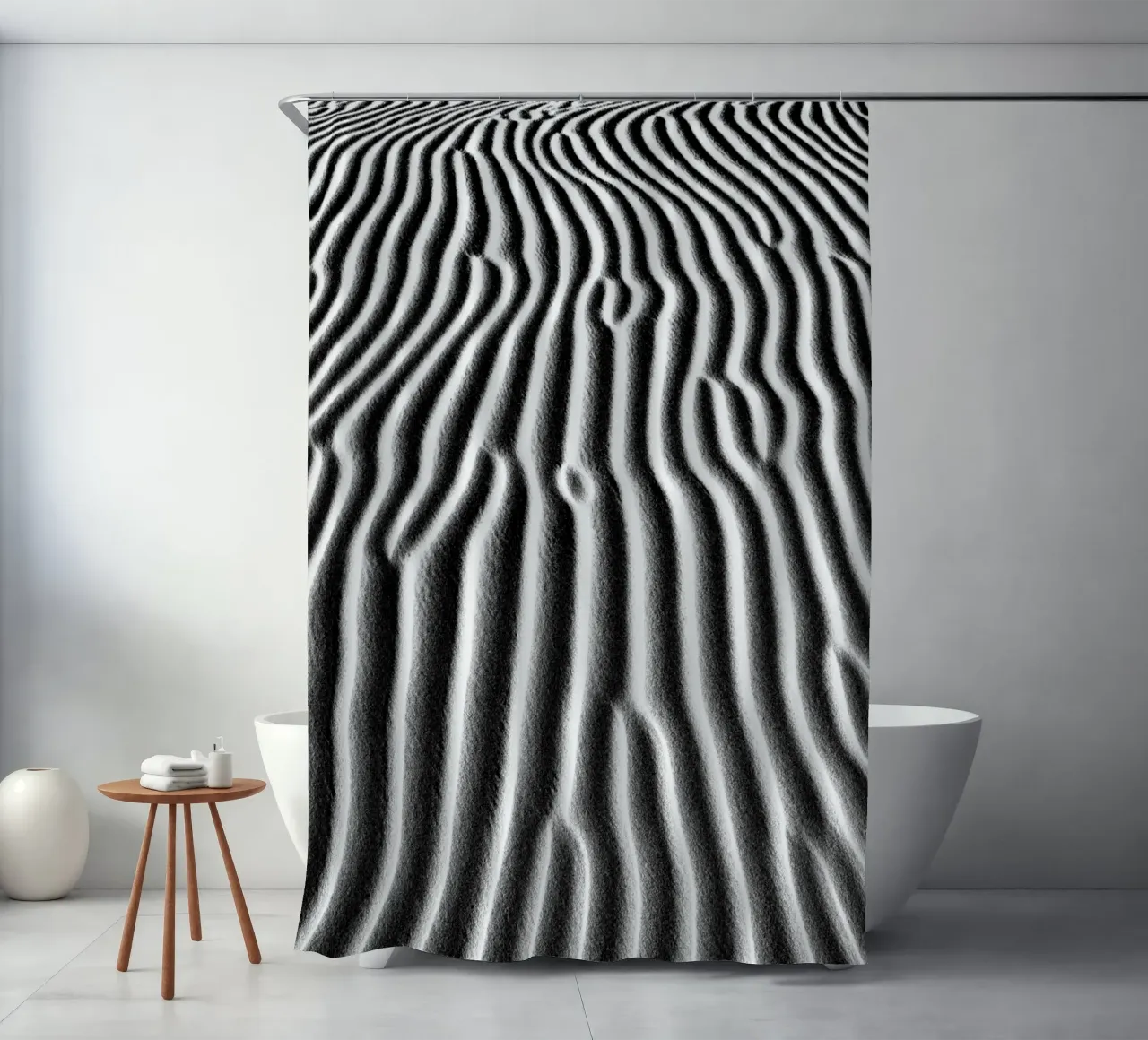 Abstract pattern of sand tenda da doccia da photolovers