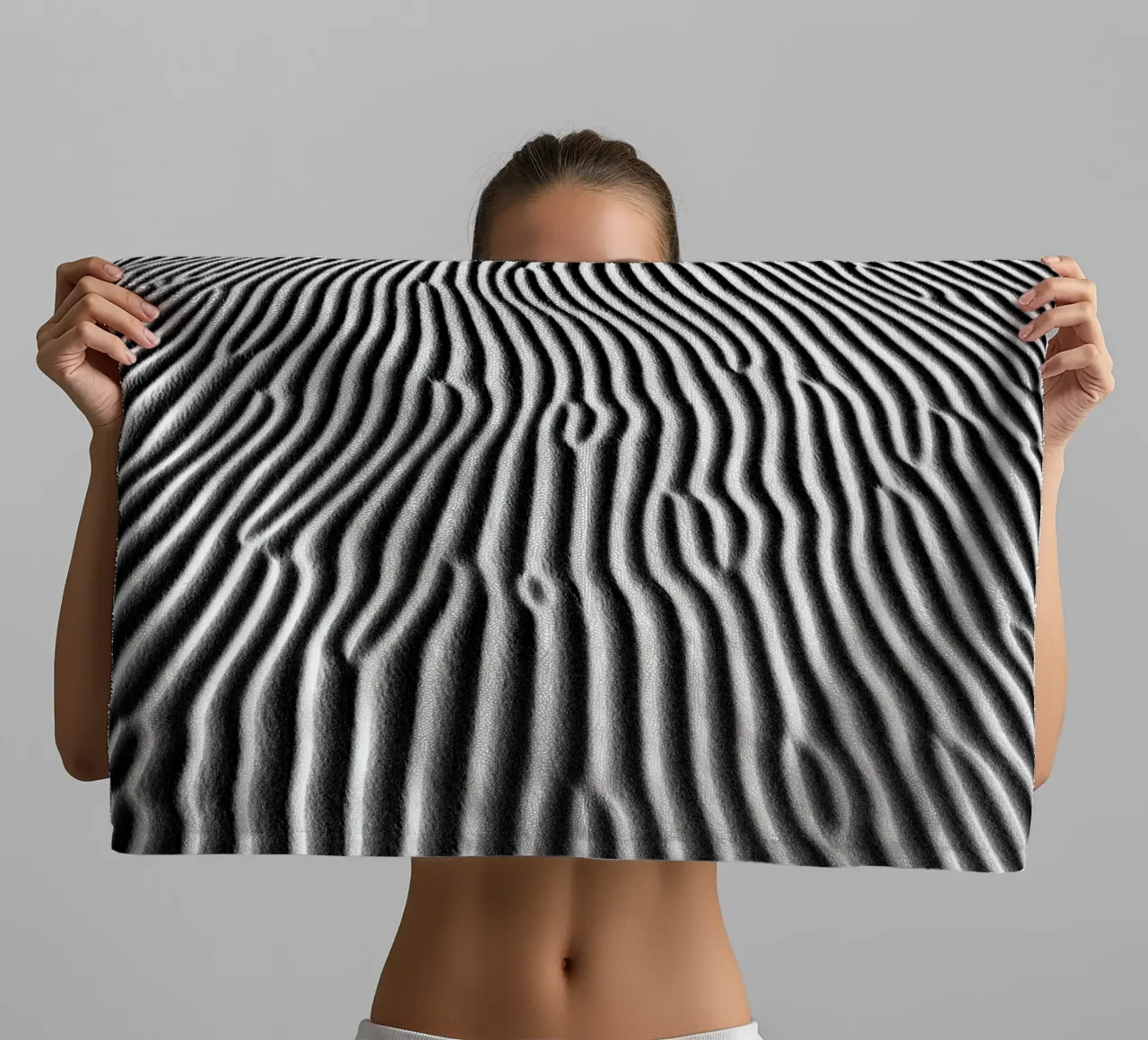 Abstract pattern of sand towel by photolovers