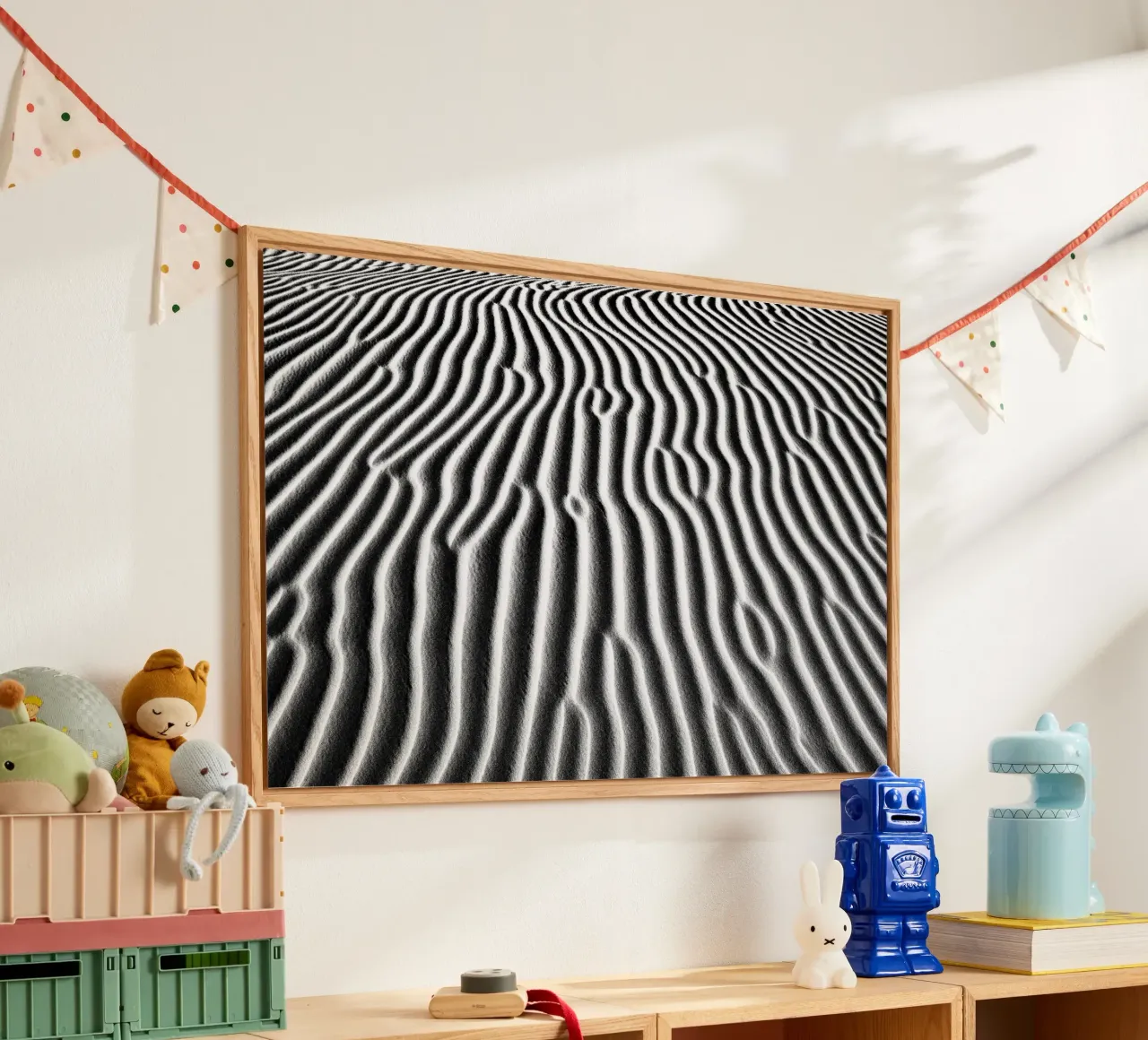 Abstract pattern of sand plexiglass da photolovers