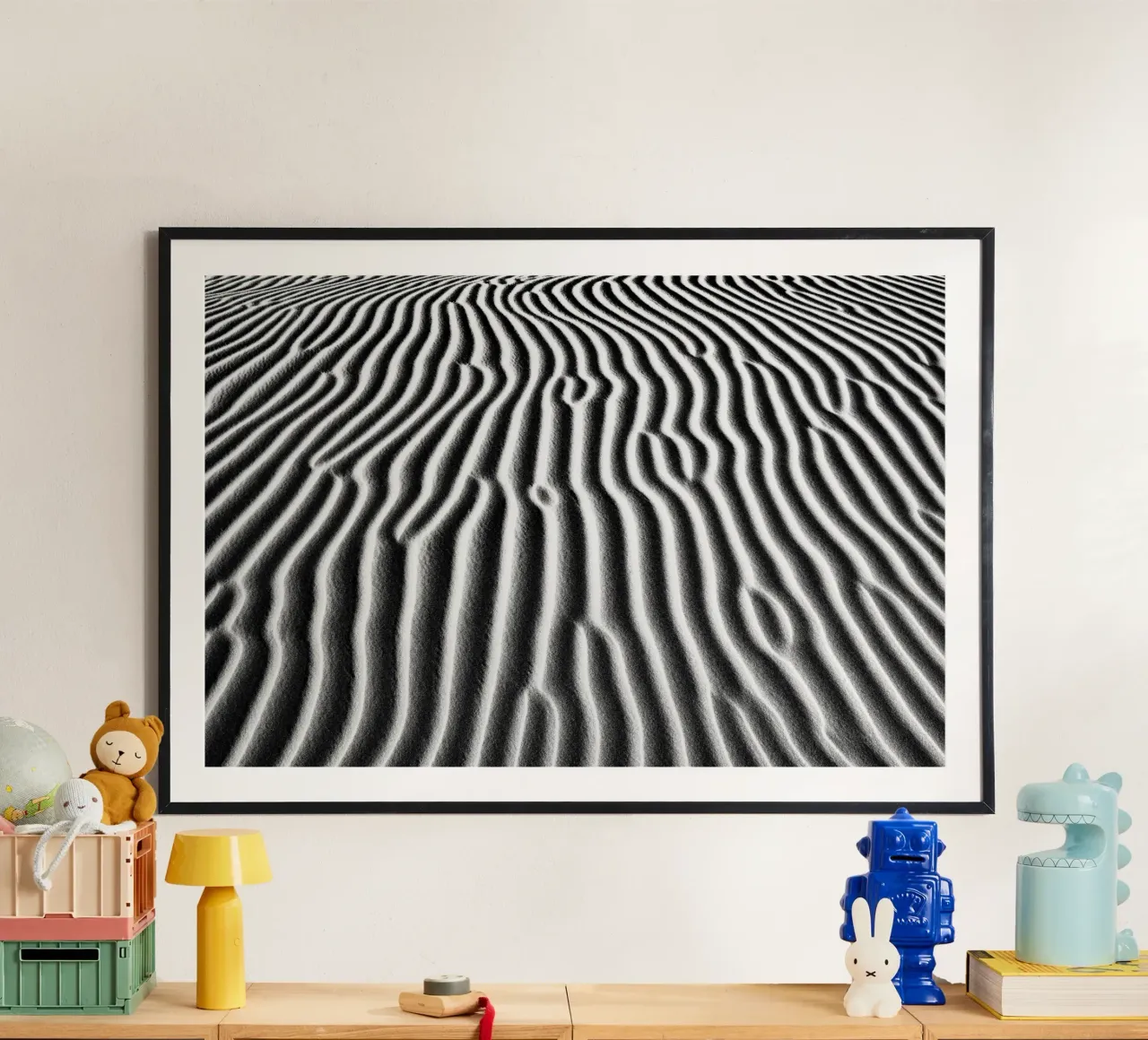 Abstract pattern of sand poster da photolovers