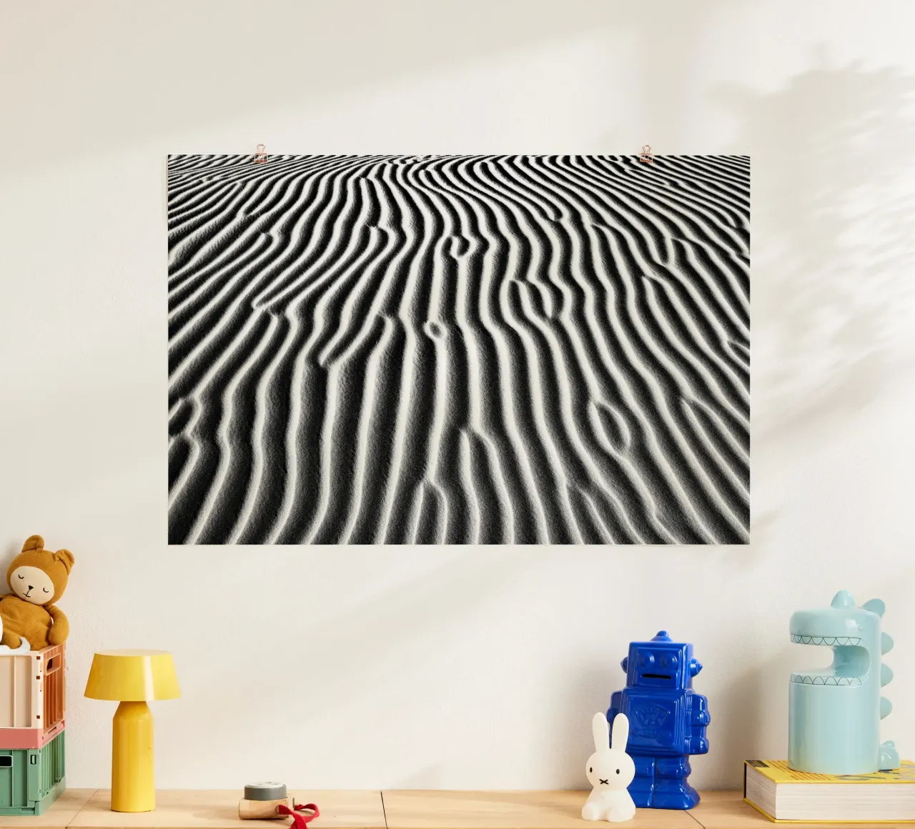 Abstract pattern of sand poster da photolovers