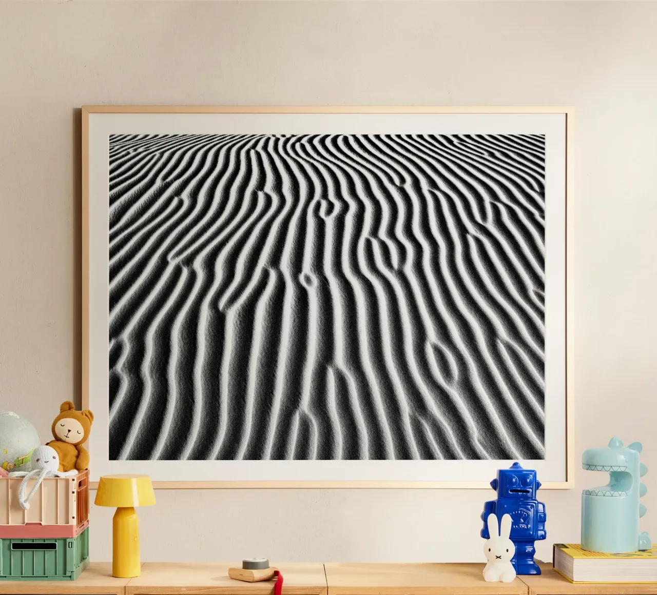 Abstract pattern of sand poster da photolovers