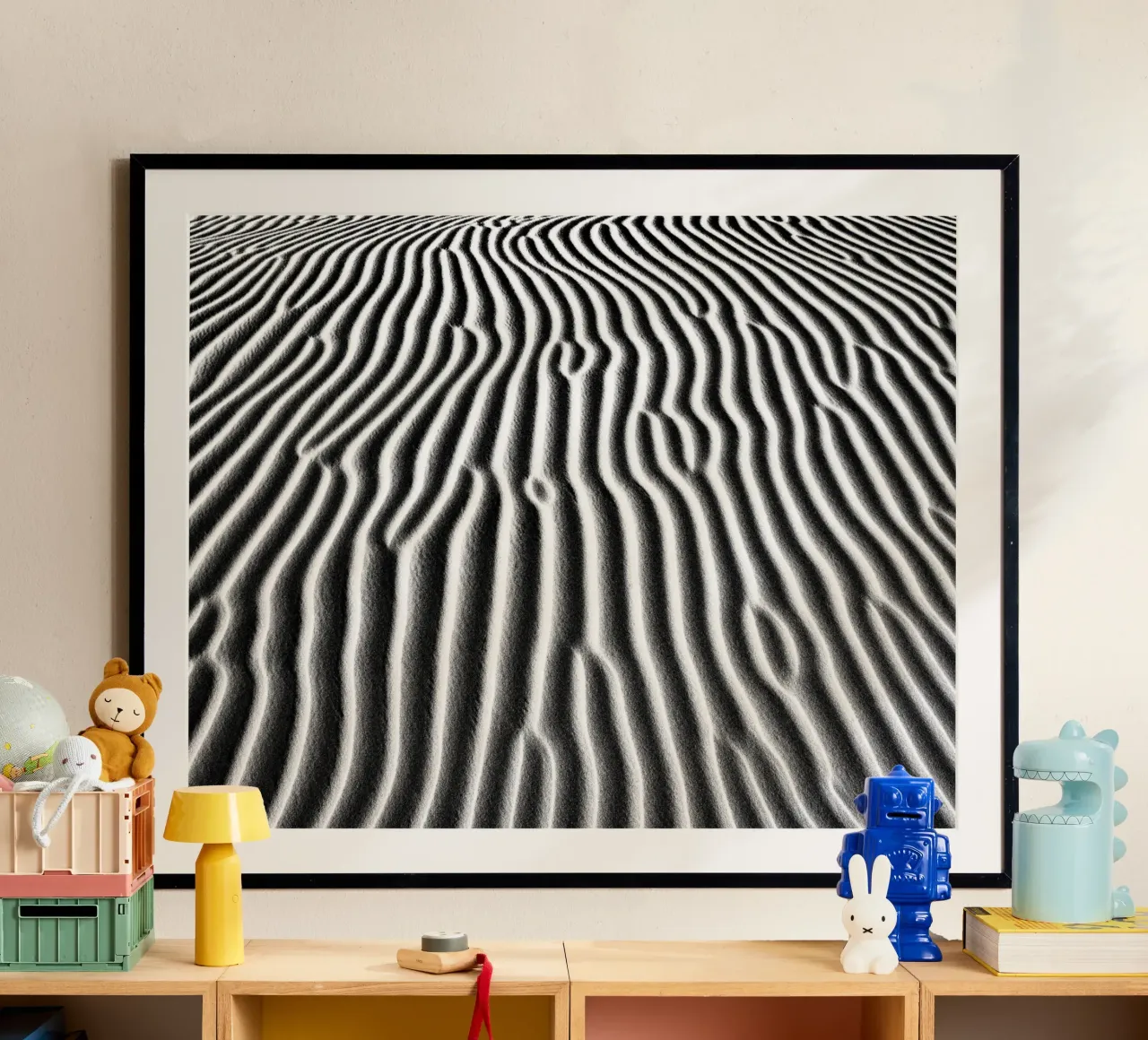 Abstract pattern of sand poster da photolovers