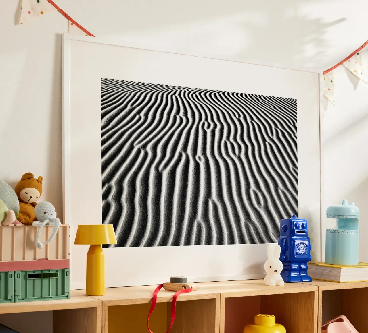 Abstract pattern of sand poster da photolovers