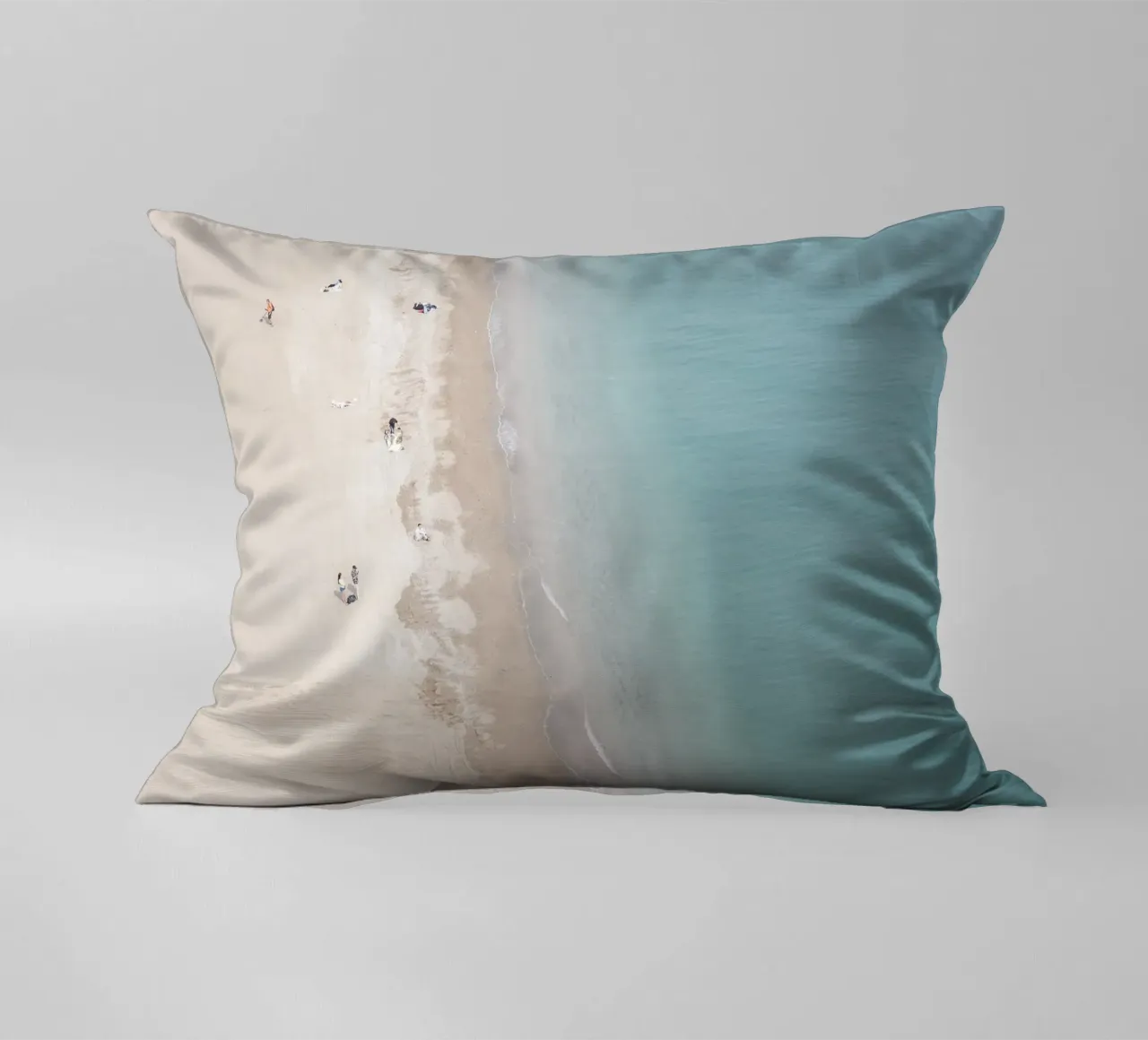 Aerial beach view cuscino da photolovers