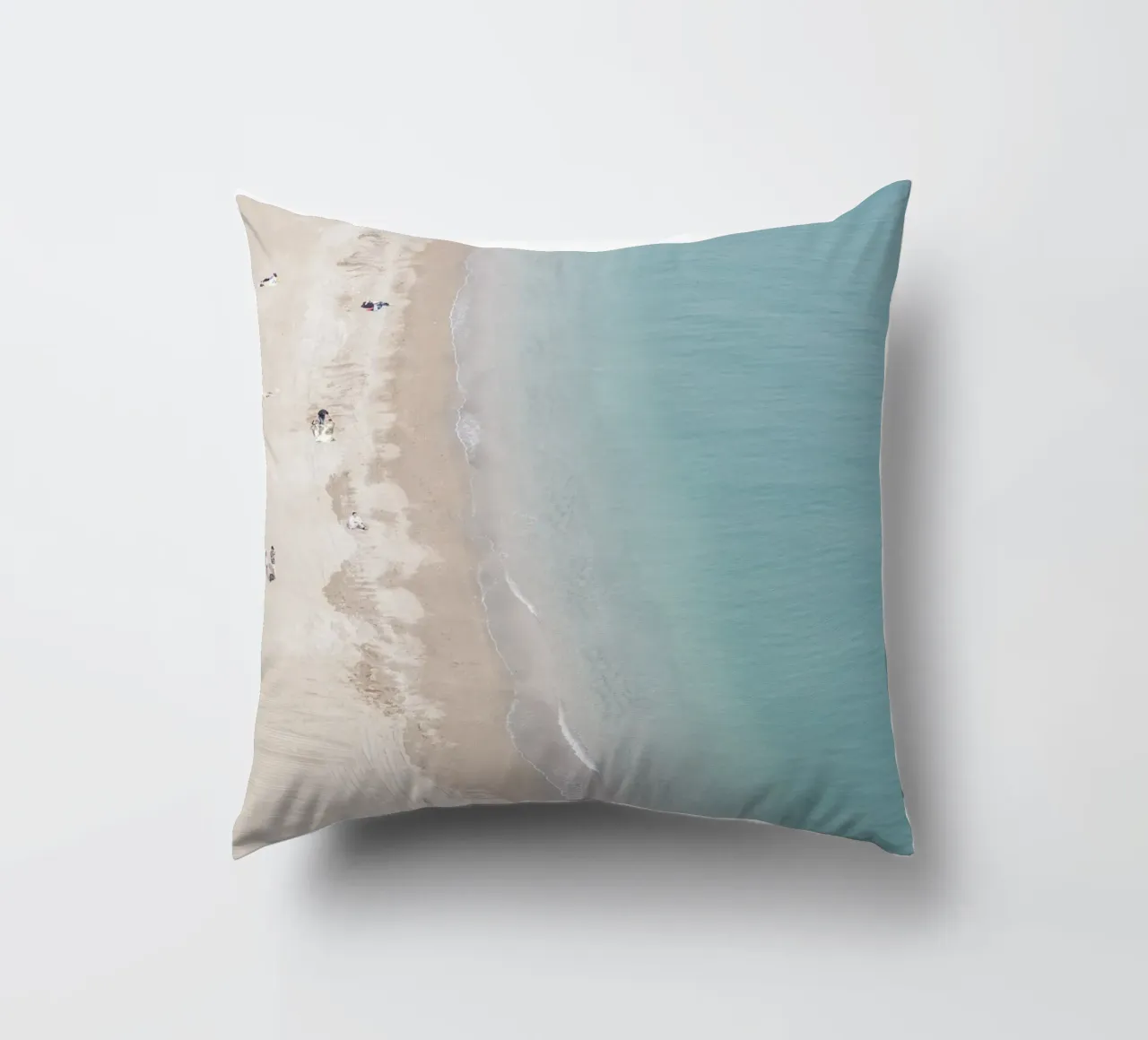 Aerial beach view cuscino da photolovers