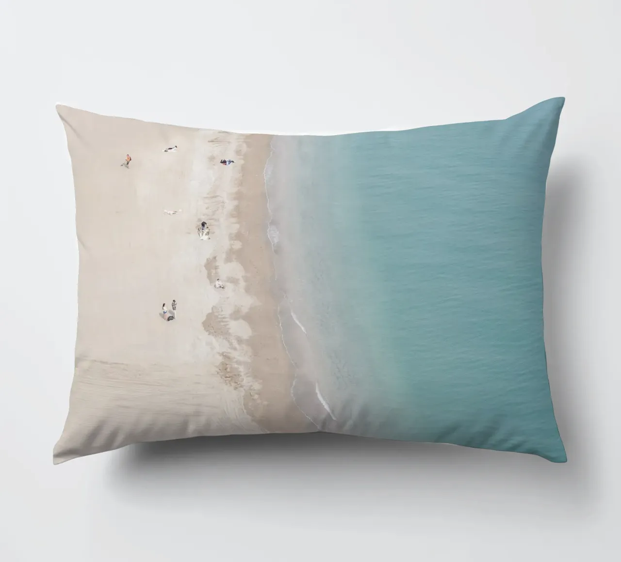 Aerial beach view cuscino da photolovers