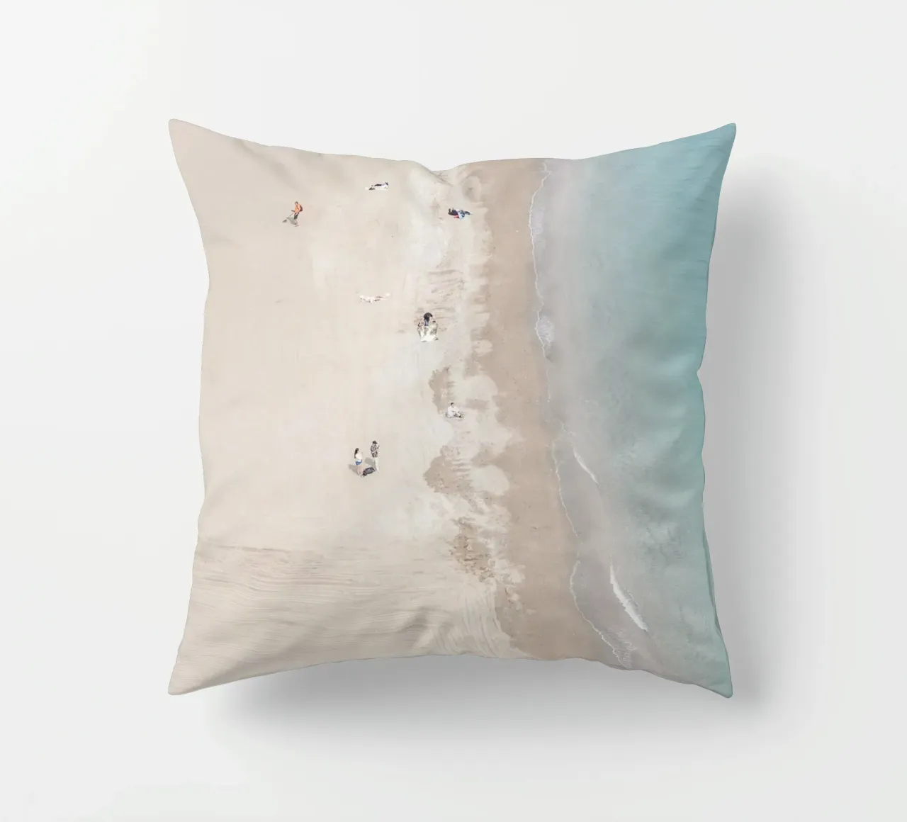 Aerial beach view cuscino da photolovers