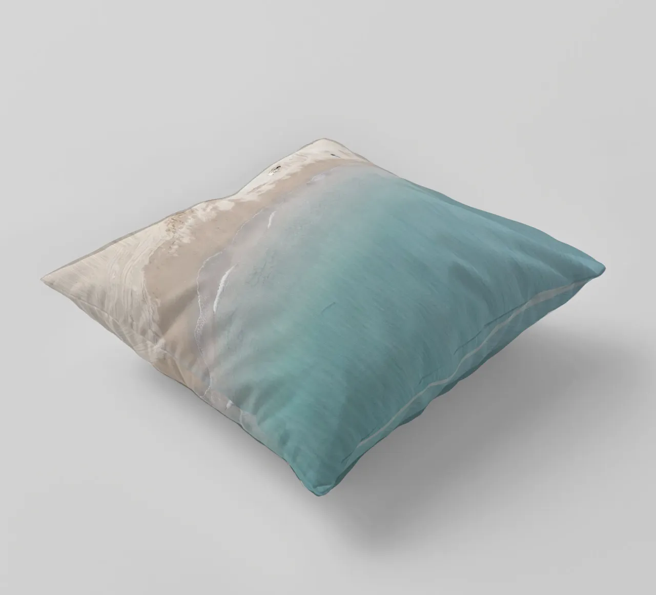 Aerial beach view cuscino da photolovers