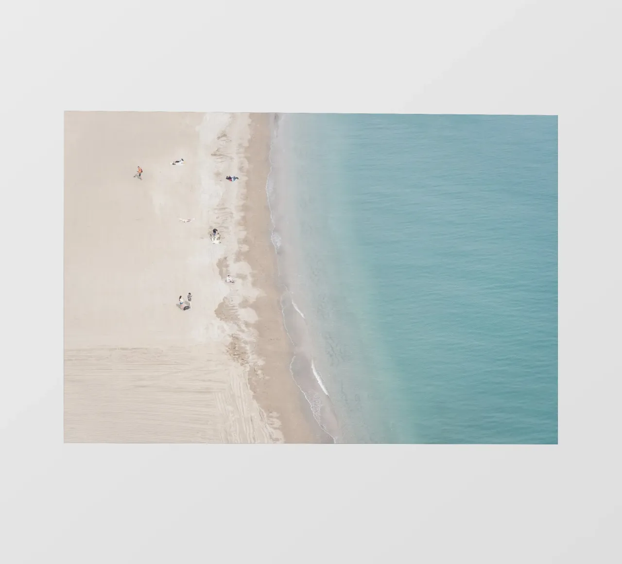 Aerial beach view telo in pvc da photolovers