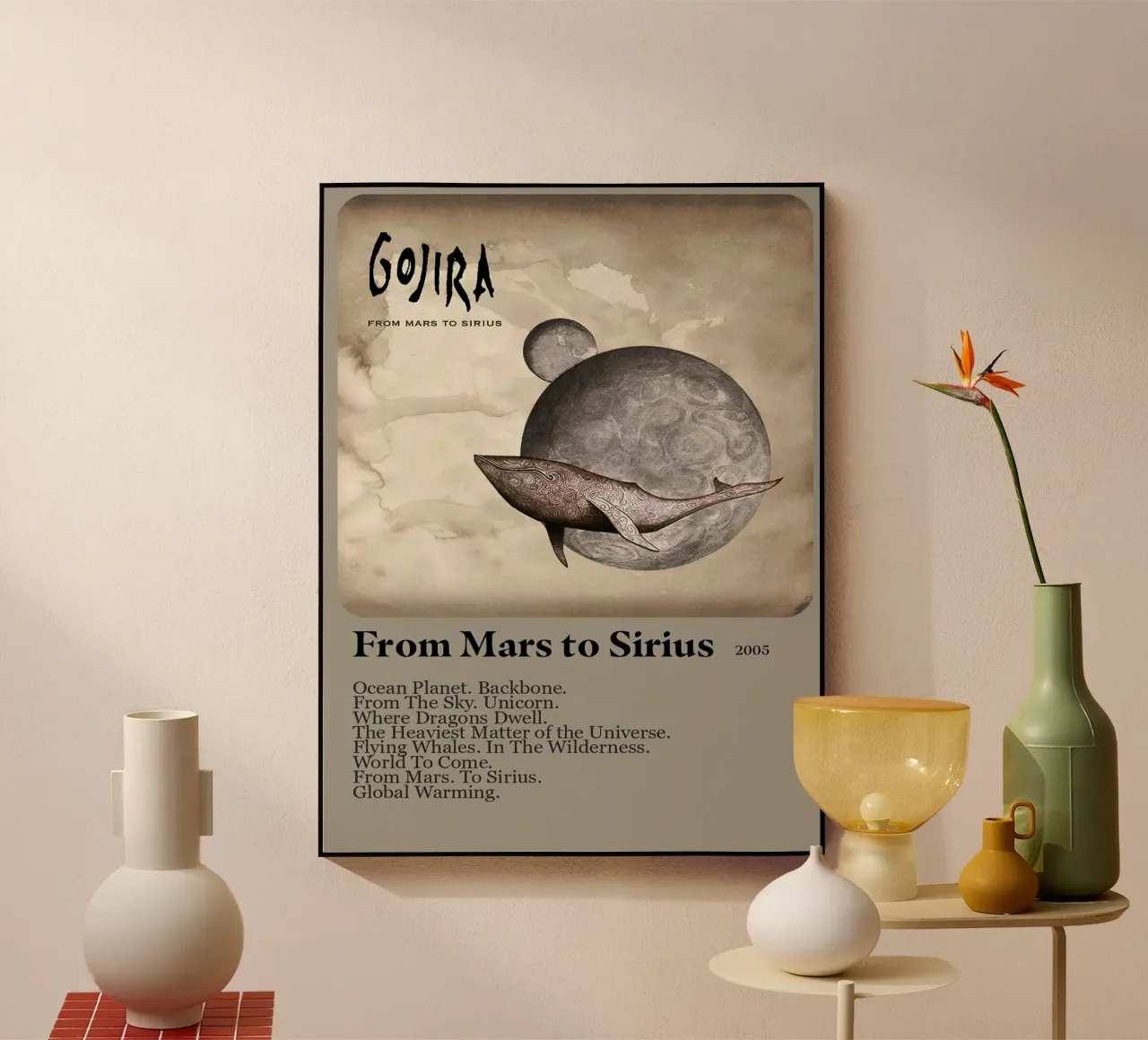 Gojira From Mars To Sirius plexiglass da Brook Soul King