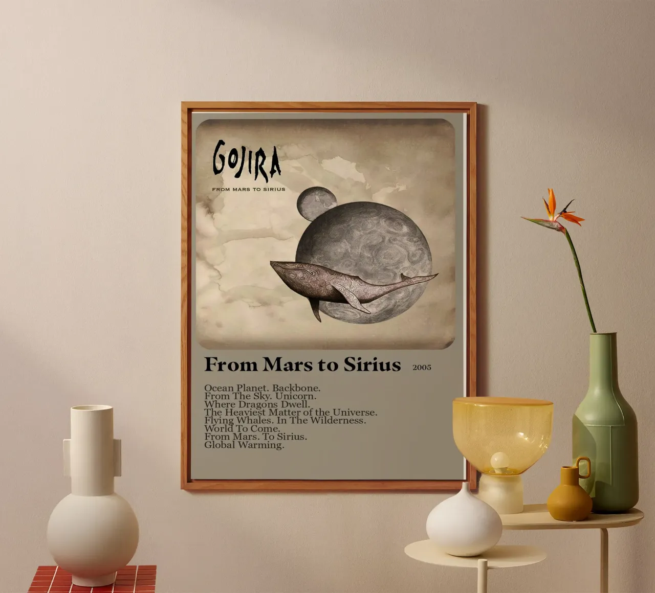 Gojira From Mars To Sirius alluminio dibond da Brook Soul King