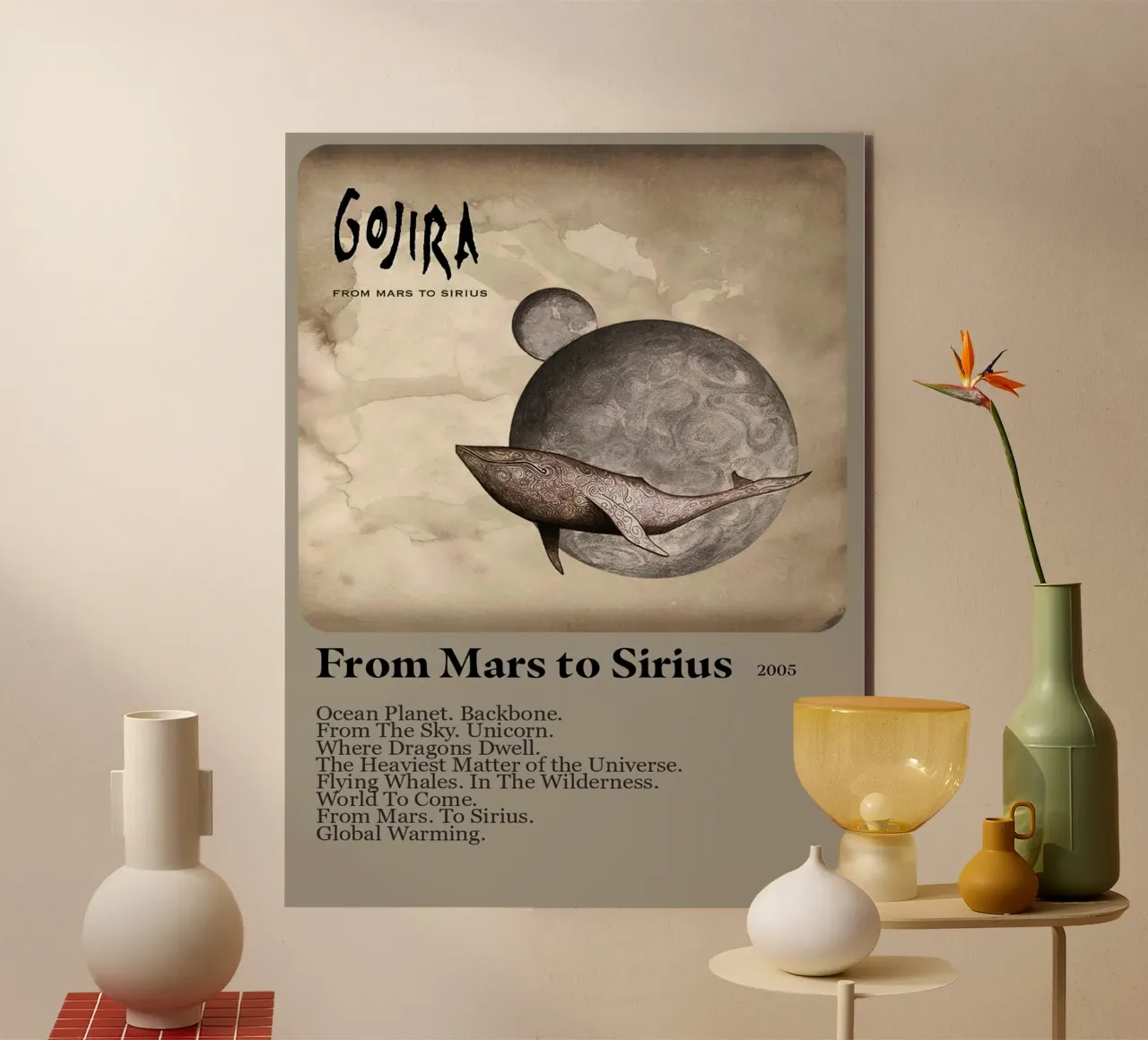 Gojira From Mars To Sirius alluminio dibond da Brook Soul King