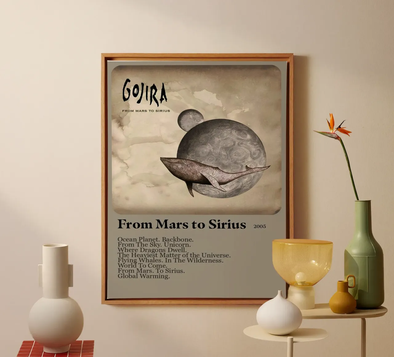 Gojira From Mars To Sirius canvas by Brook Soul King