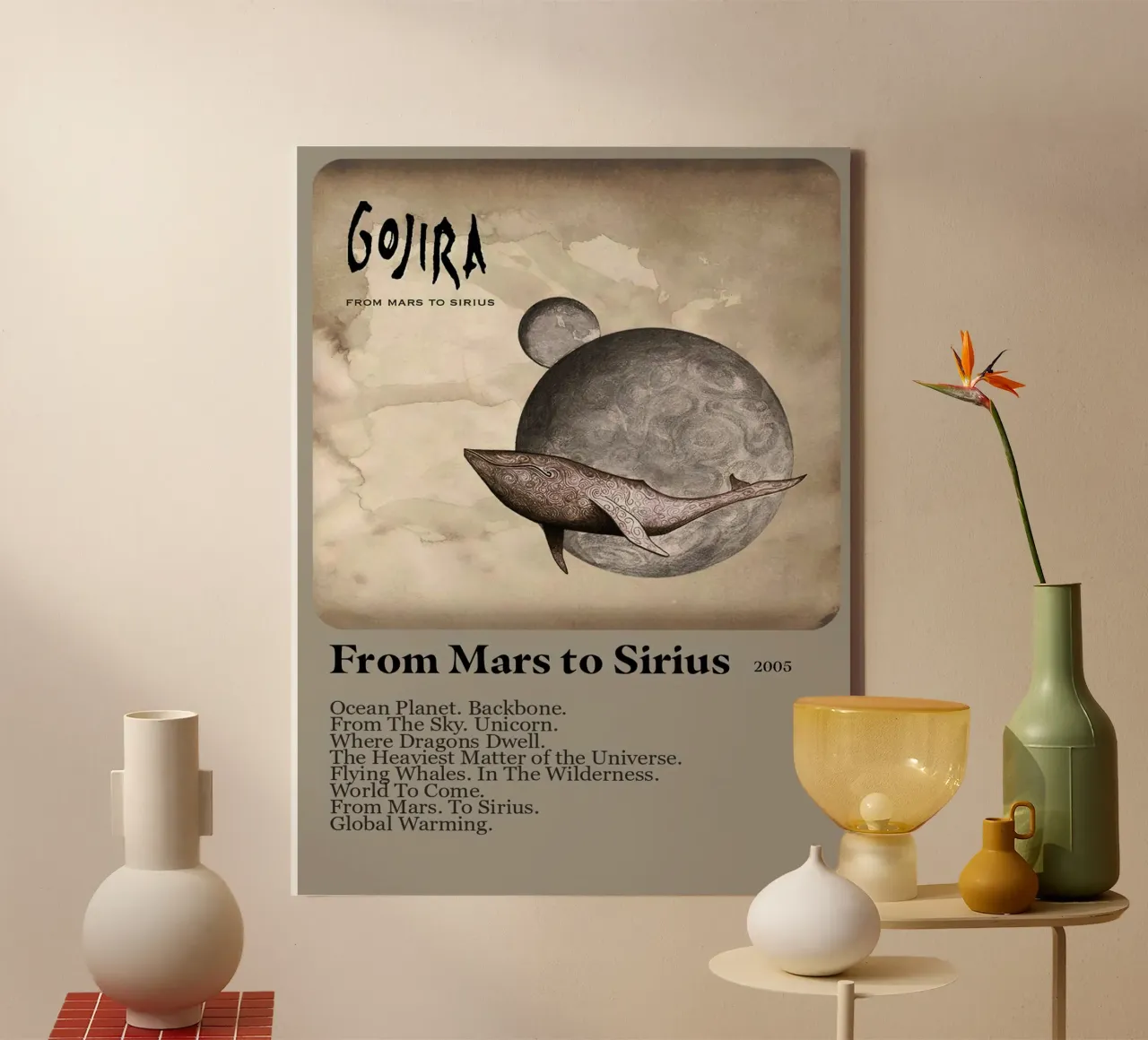 Gojira From Mars To Sirius canvas by Brook Soul King