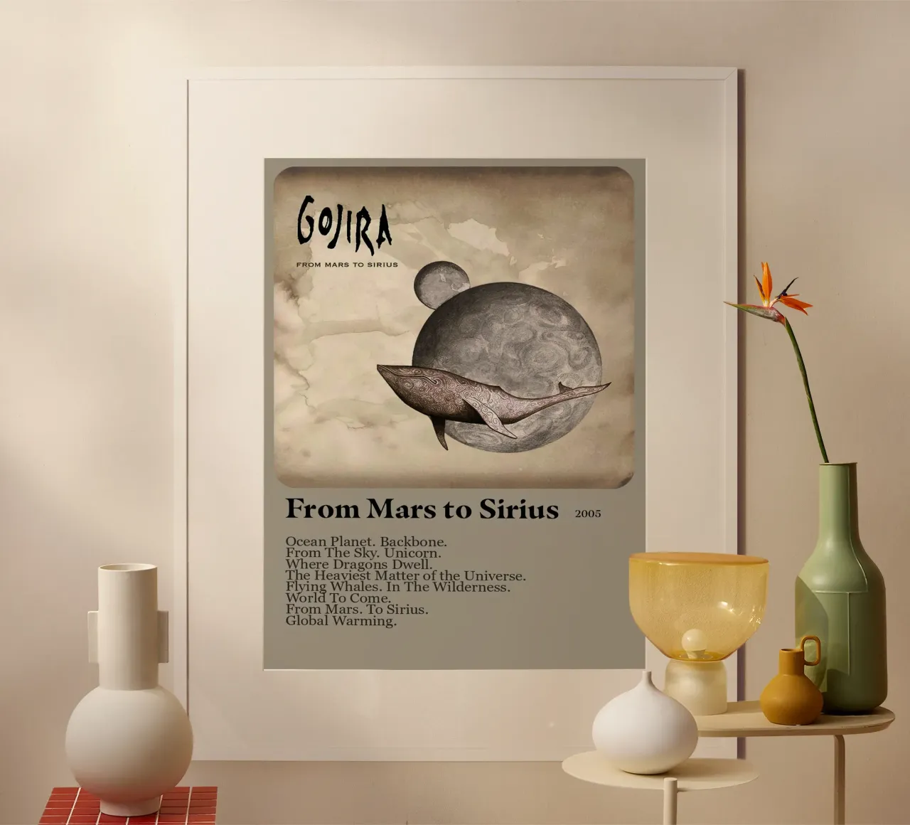 Gojira From Mars To Sirius carta hahnemühle da Brook Soul King