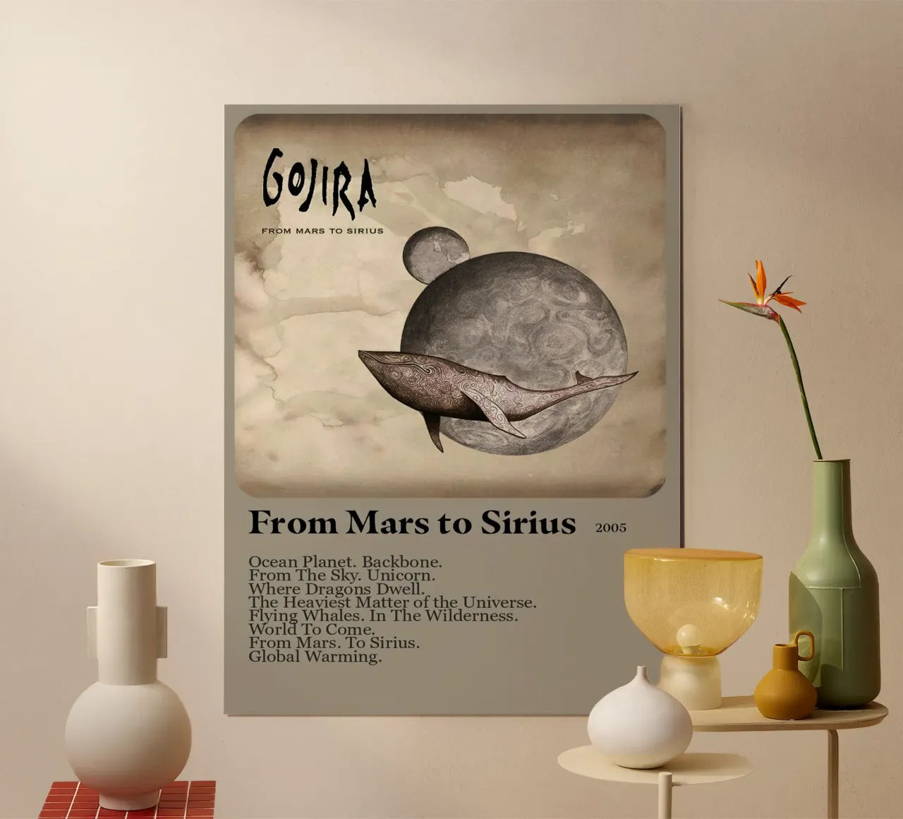Gojira From Mars To Sirius carta hahnemühle da Brook Soul King
