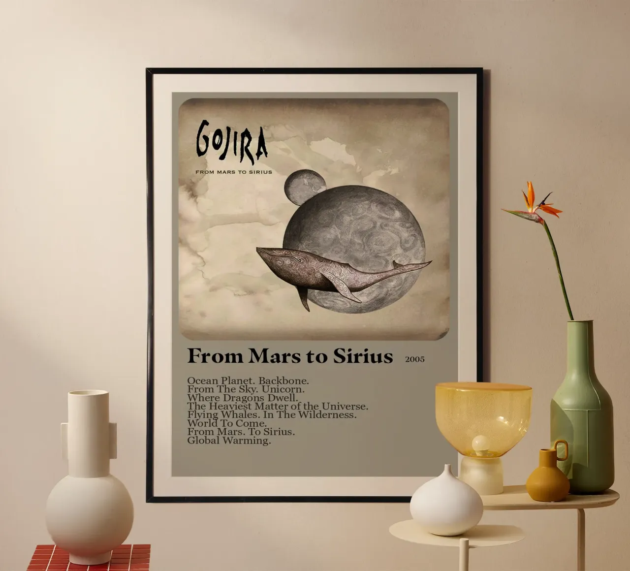 Gojira From Mars To Sirius carta hahnemühle da Brook Soul King