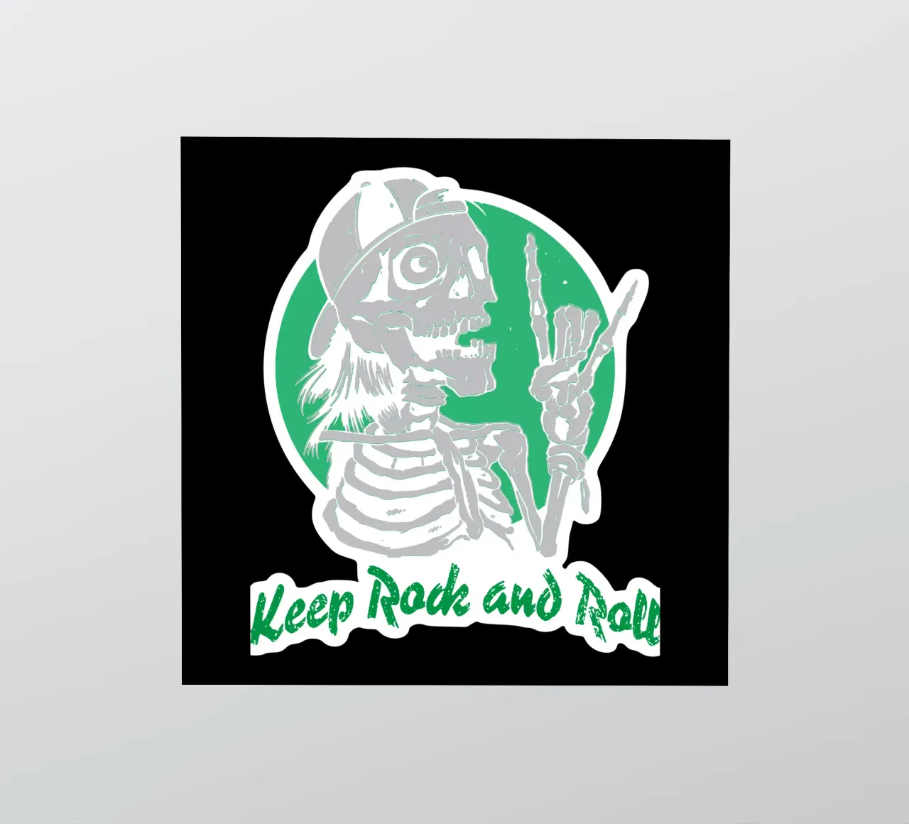 Keep Rock and Roll sticker by Gunawan Rb