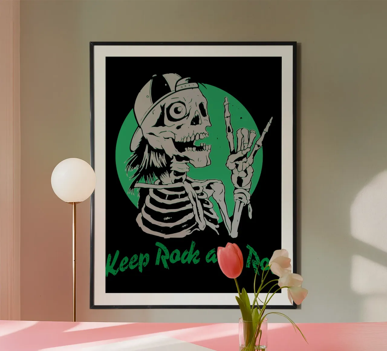 Keep Rock and Roll hahnemühle by Gunawan Rb