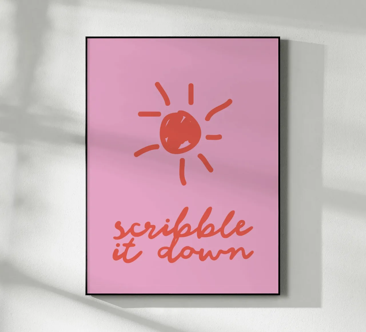 Scribble plexiglas de Your notes