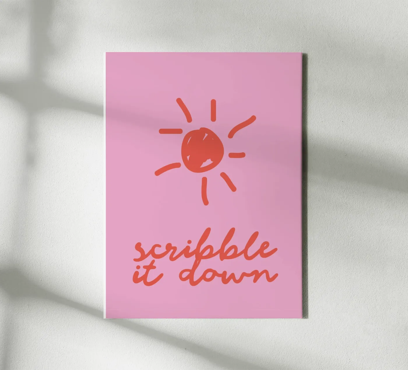 Scribble canvas van Your notes