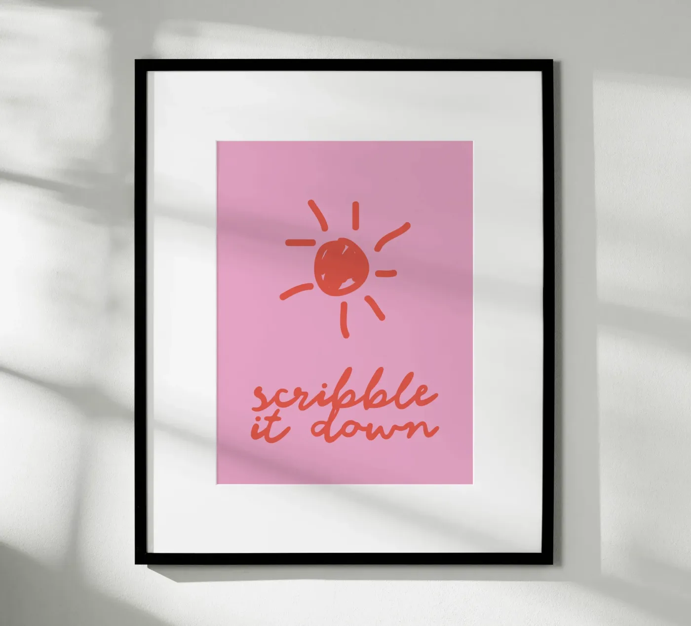 Scribble poster by Your notes