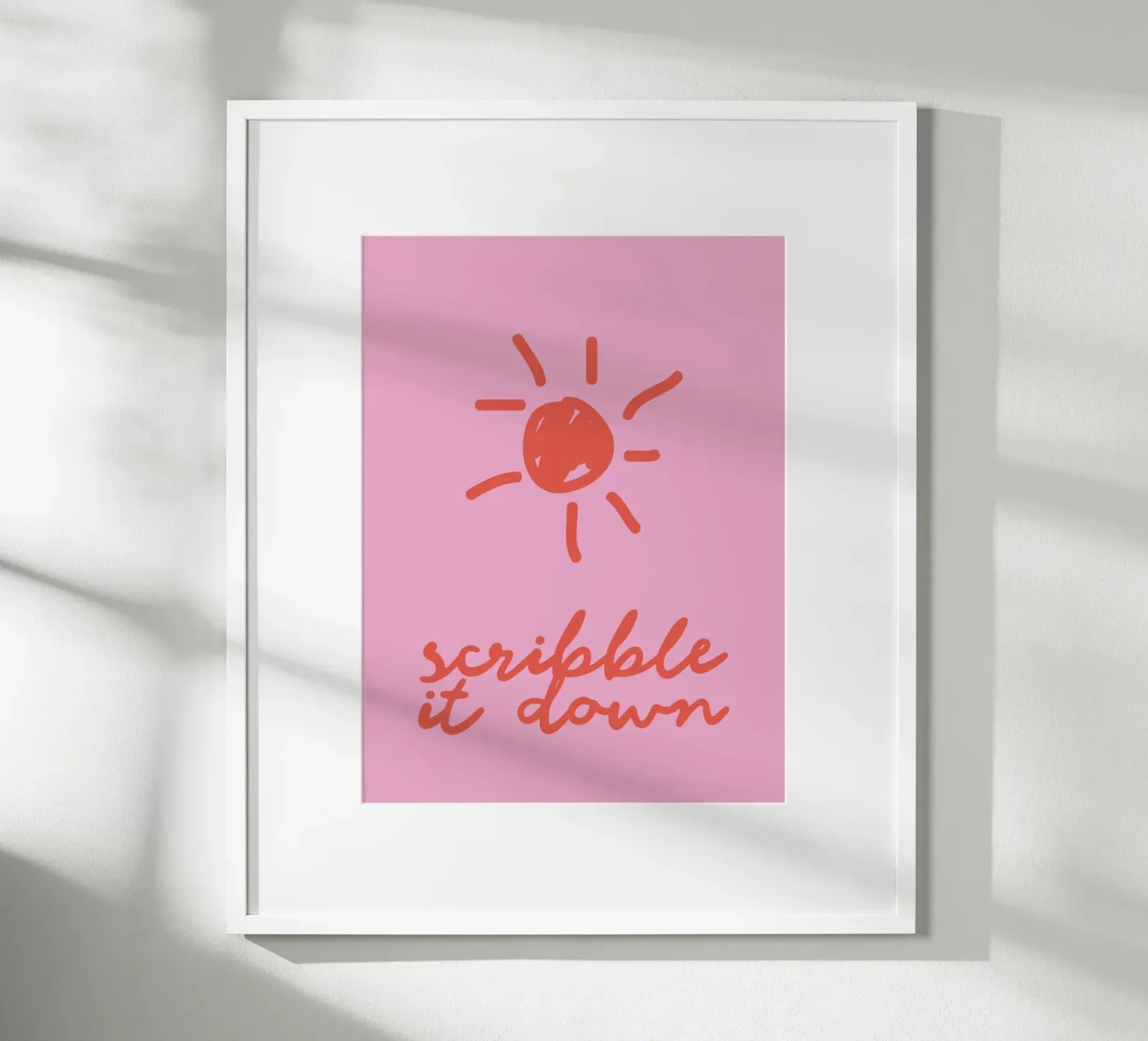 Scribble poster by Your notes
