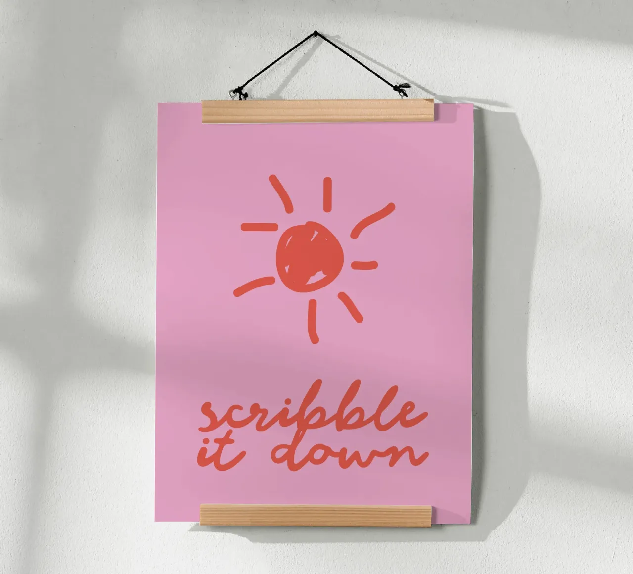 Scribble Poster von Your notes