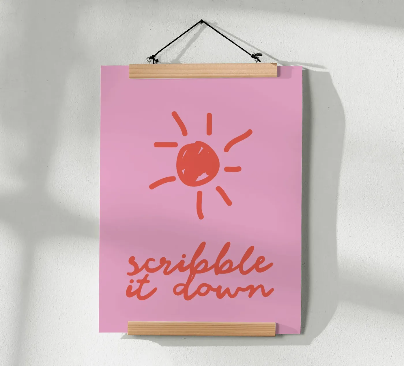 Scribble poster by Your notes