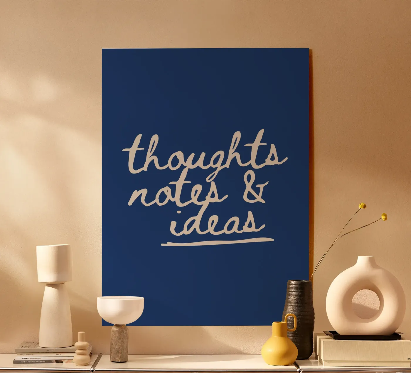 Thoughts plexiglas de Your notes