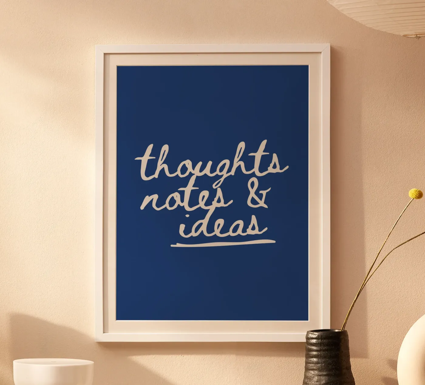 Thoughts poster by Your notes