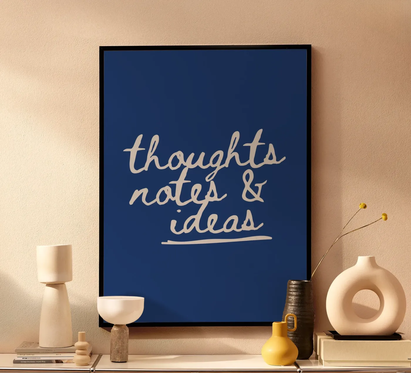 Thoughts poster by Your notes