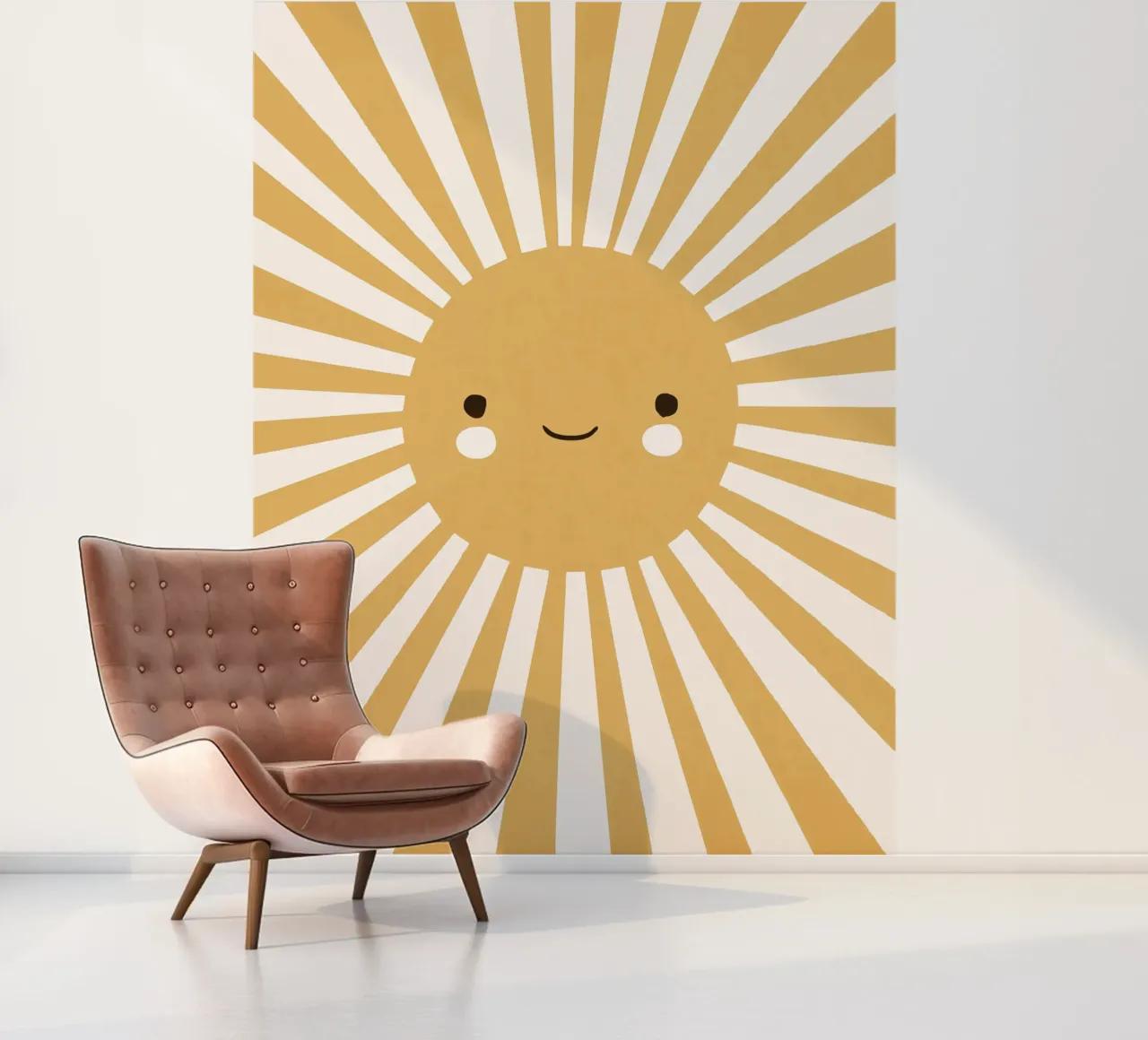Sun fotobehang van we line studio - design